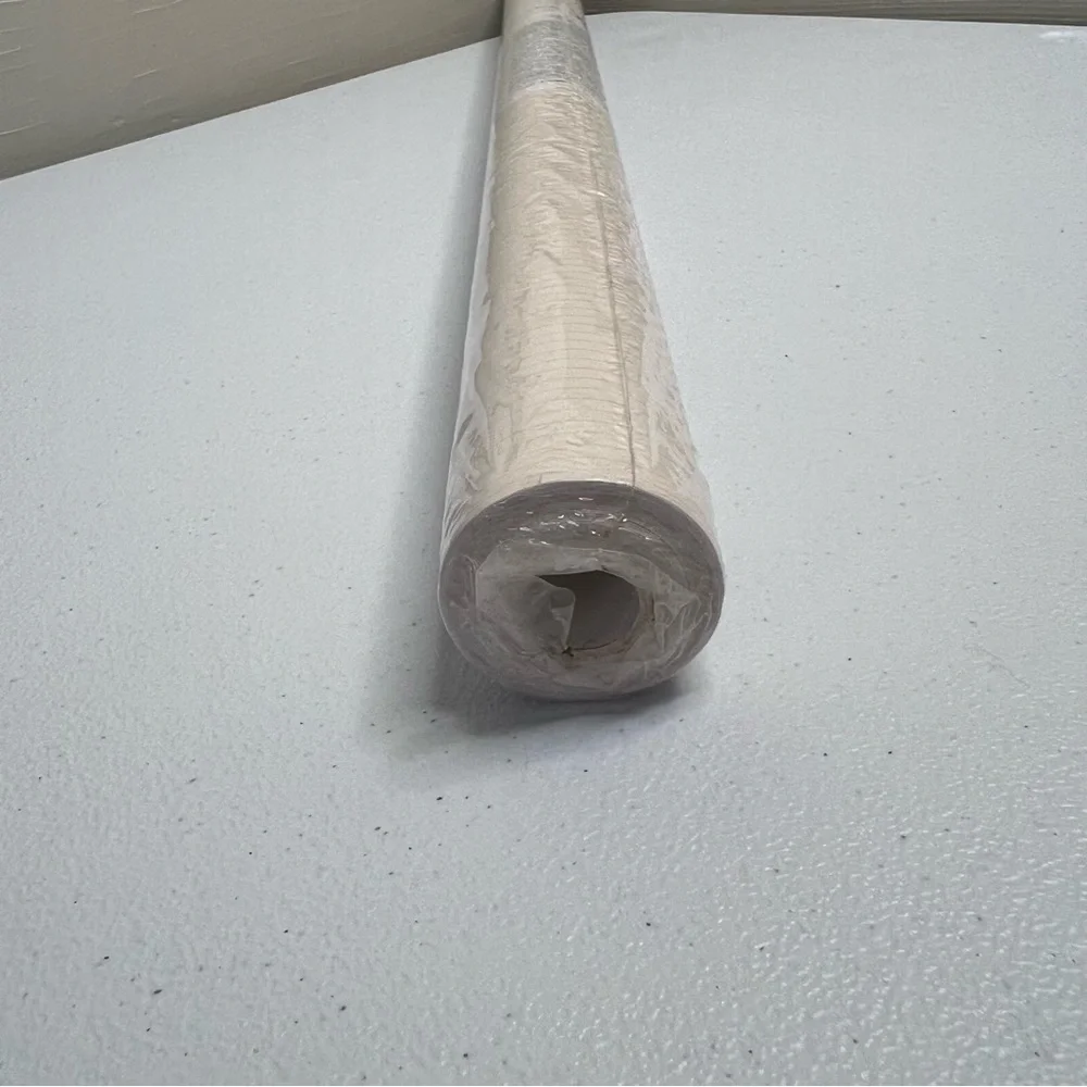York Wallcovering PD9238 R10 Stripe Silver Neutral Cream Beige New Wallpaper